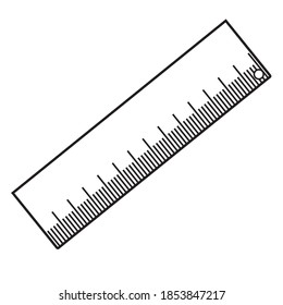 Ruler Icon In Trendy Design Vector Eps 10