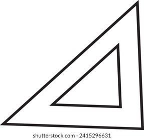 Ilustración de activos vectoriales de iconos de regla