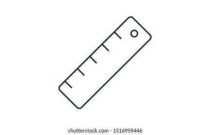 
Ruler icon vector concept illustration for design.