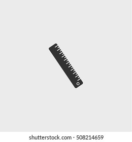 Ruler icon, vector design
