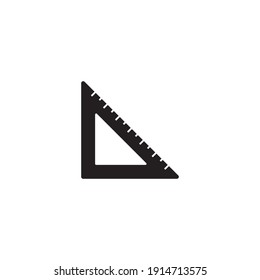 Fondo de la ilustración del diseño del vector del icono de regla.