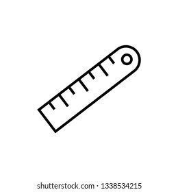 Ruler Icon Vector Design Logo Template Inspiration