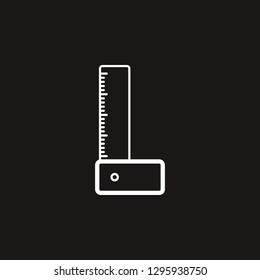 ruler icon. ruler vector design. sign design