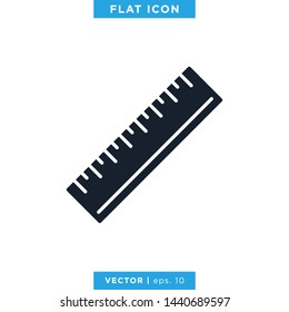 Ruler Icon Vector Design Template