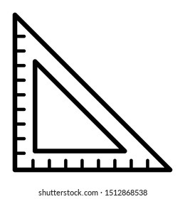 Ruler icon vector design template