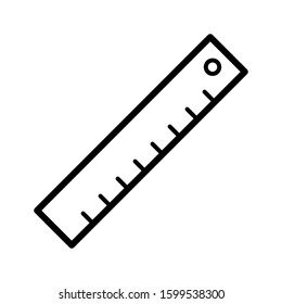 Ruler icon vector design template