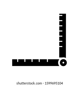 Ruler icon vector design template