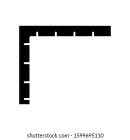 Ruler icon vector design template