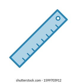 Ruler icon vector design template