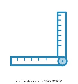 Ruler icon vector design template