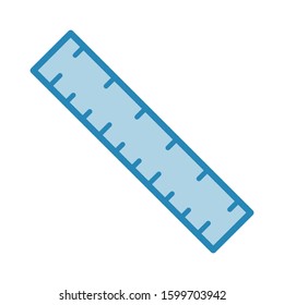 Ruler icon vector design template