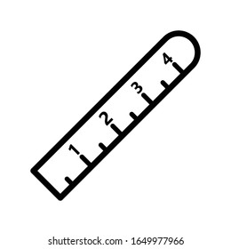 Ruler icon vector design template ilustration