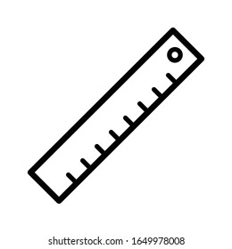 Ruler icon vector design template ilustration