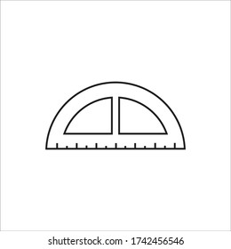 Ruler Icon Vector Design Template