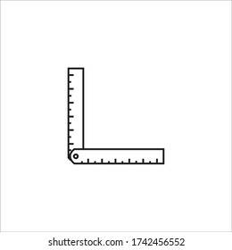 Ruler Icon Vector Design Template