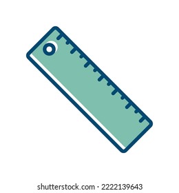 ruler icon vector design template in white background