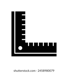 ruler icon vector design template simple and clean