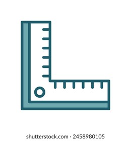 ruler icon vector design template simple and clean