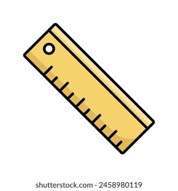 ruler icon vector design template simple and clean