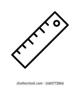 Ruler icon vector design templates on white background
