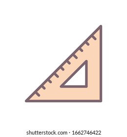 Ruler icon vector design templates on white background