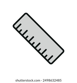 Ruler icon vector design templates simple and modern concept