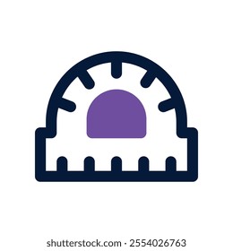 ruler icon. vector dual tone icon for your website, mobile, presentation, and logo design.
