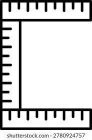 Ruler Icon Vector Element line icon design vector icons