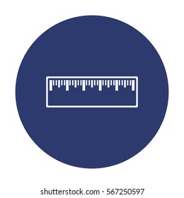 Ruler Icon Vector flat design style