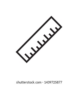 Ruler  icon vector illustration - vector