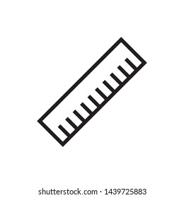 Ruler  icon vector illustration - vector