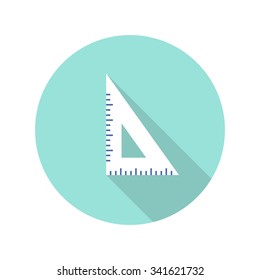 ruler icon. vector illustration