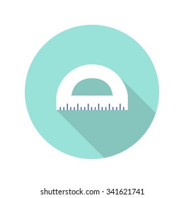 ruler icon. vector illustration