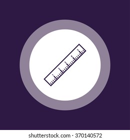 Ruler icon , vector illustration