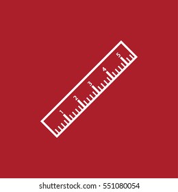 Ruler icon , vector illustration