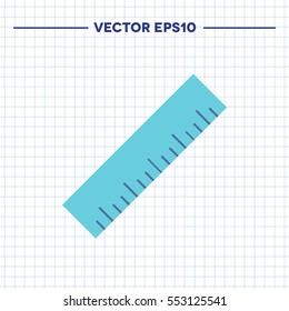 ruler icon. vector illustration