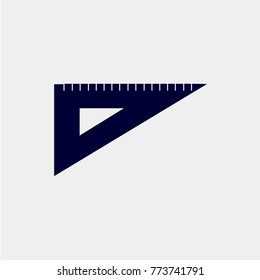 ruler icon vector illustration
