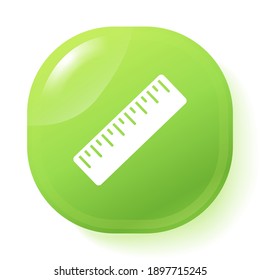 ruler icon. Vector illustration EPS 10.