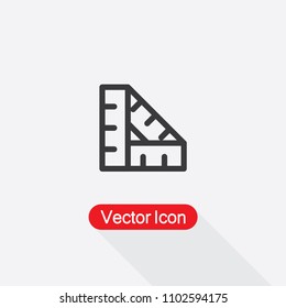 Ruler Icon Vector Illustration Eps10