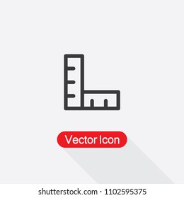 Ruler Icon Vector Illustration Eps10