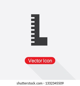Ruler Icon Vector Illustration Eps10