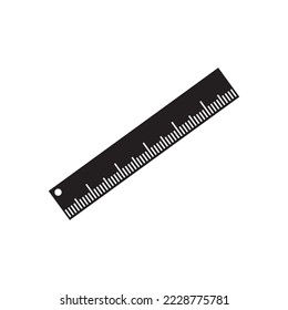 ruler icon vector illustration logo design