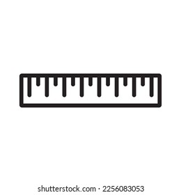 ruler icon vector illustration logo design