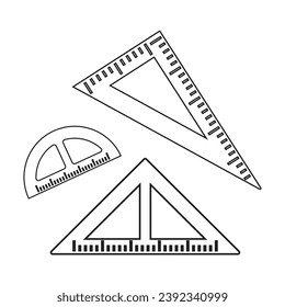 Ruler icon vector illustration symbol design