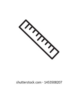 ruler icon vector illustration template