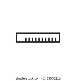 ruler icon vector illustration template