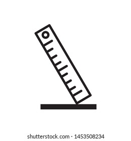 ruler icon vector illustration template