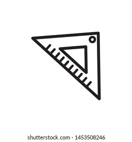 ruler icon vector illustration template