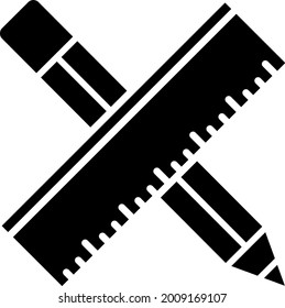 Ruler icon vector image. Can also be used for web apps, mobile apps and print media.