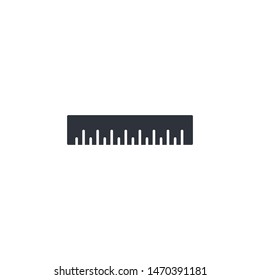 ruler icon vector logo template